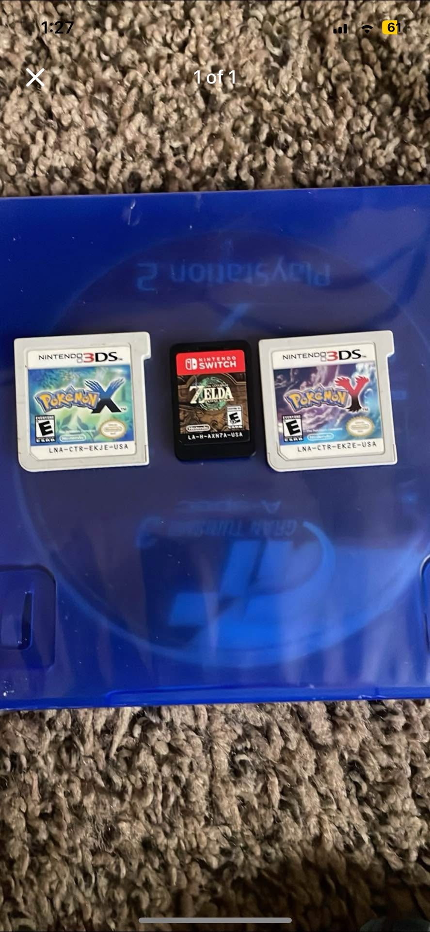 3ds Pokemon Games And Zelda Tears Of Kingdom