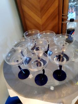 Set of 8 really nice Margarita glasses - $10