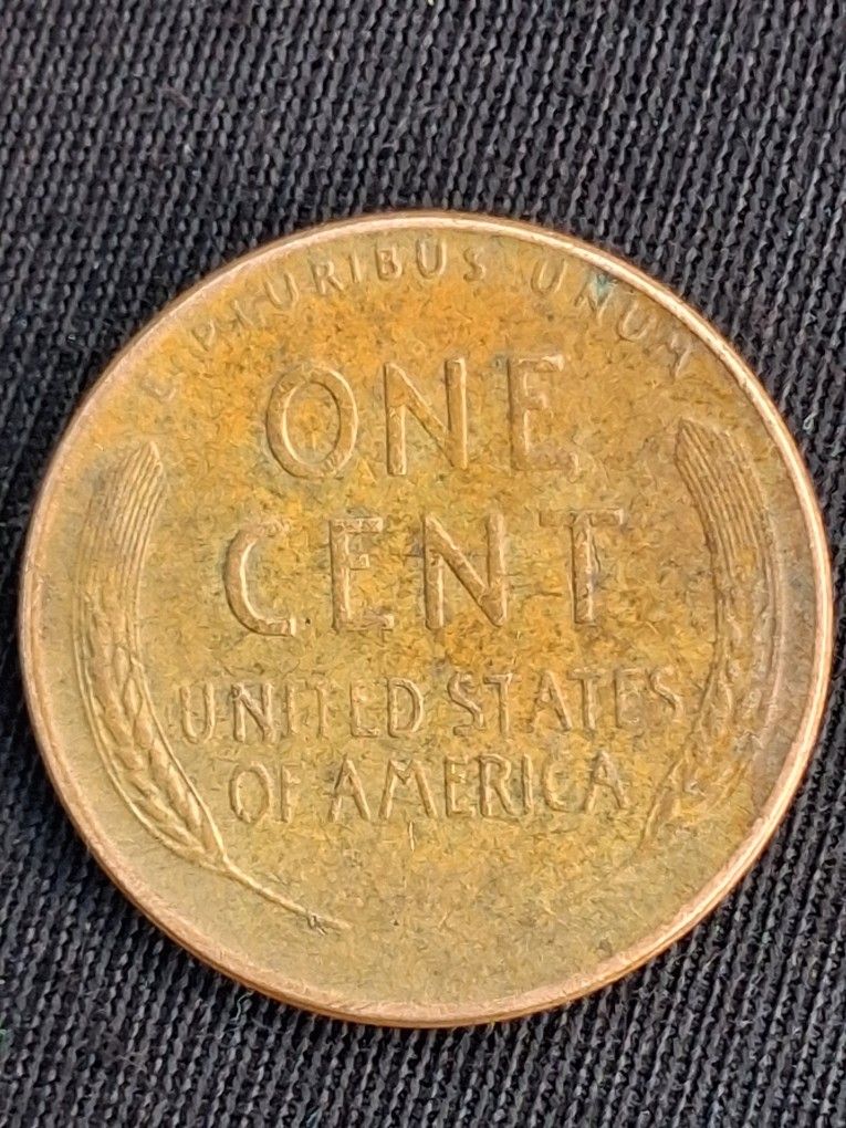 1950 S Wheat Penny Error