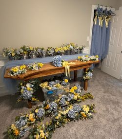 Decoration Bundle - yellow and blue