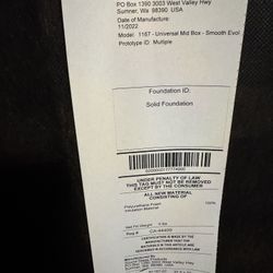 Twin Size Mattress And Box Spring 