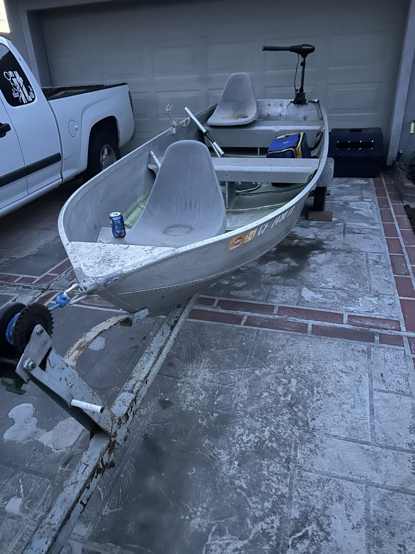 14 Foot Aluminum Fishing Boat 