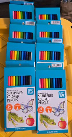 NEW Pen+Gear Colored Pencils 24 Count – Sharpened