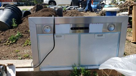 Kitchen stove light / fan