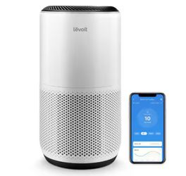Levoit PlasmaPro 400S-P (Coverage 356 sq.ft.) Activated Carbon Original Filter Large Room Air Purifier in White