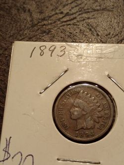 1893 Indian head cent