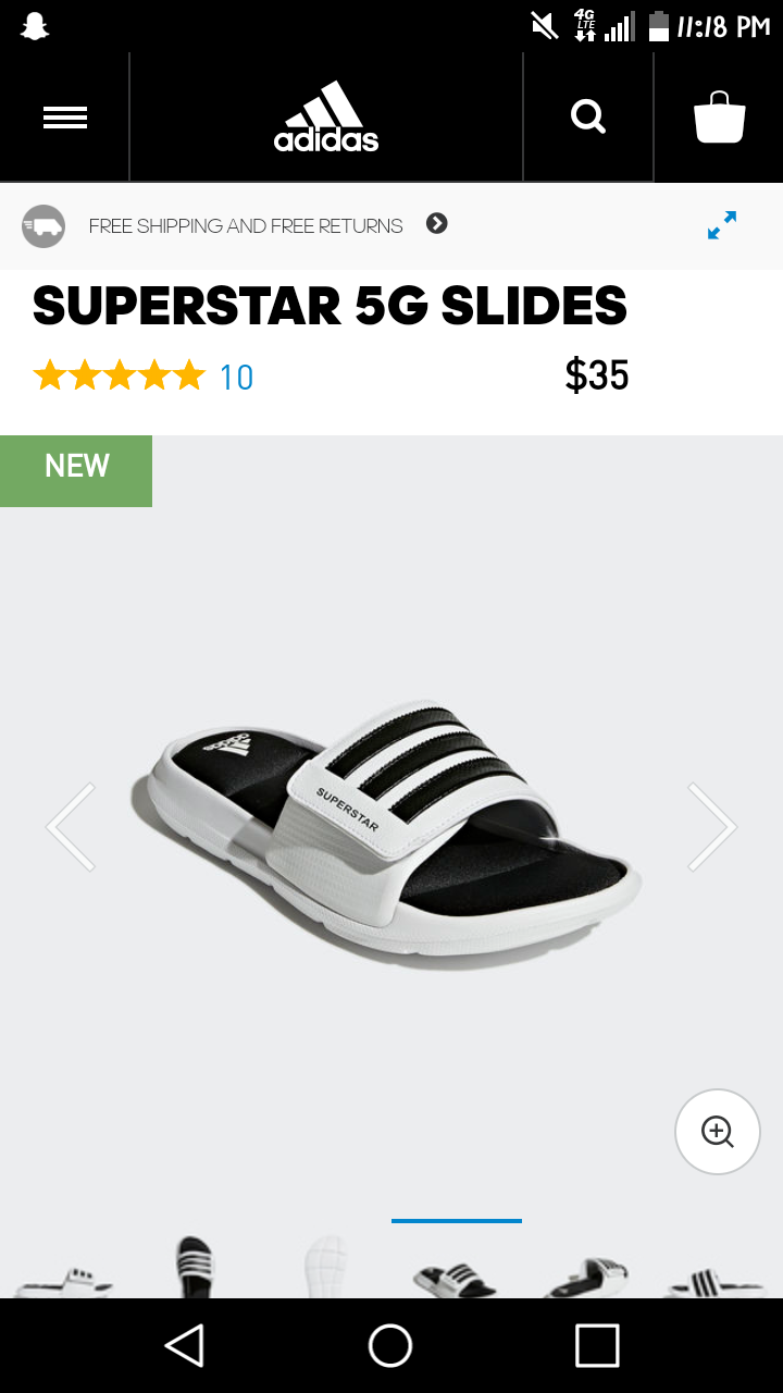 Adidas superstar 5g slides for men for Sale in CA OfferUp