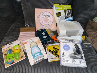 Baby items all new except wipe warmer used literally one time