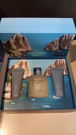 Authentic Dolce & Gabbana Light Blue 4.2oz Pour Homme 3pc Gift Set (New Item) Retails for $170 Asking $80 Firm on Price