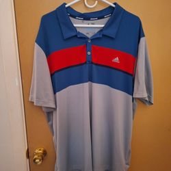 Adidas Climacool Mens Polo Shirt Size XXL 