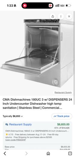 Glass diswasher