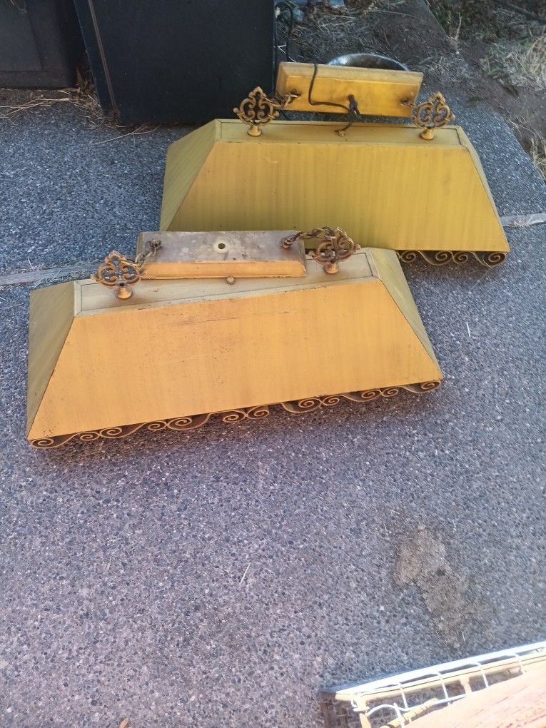 PAIR OF VINTAGE LIGHTS