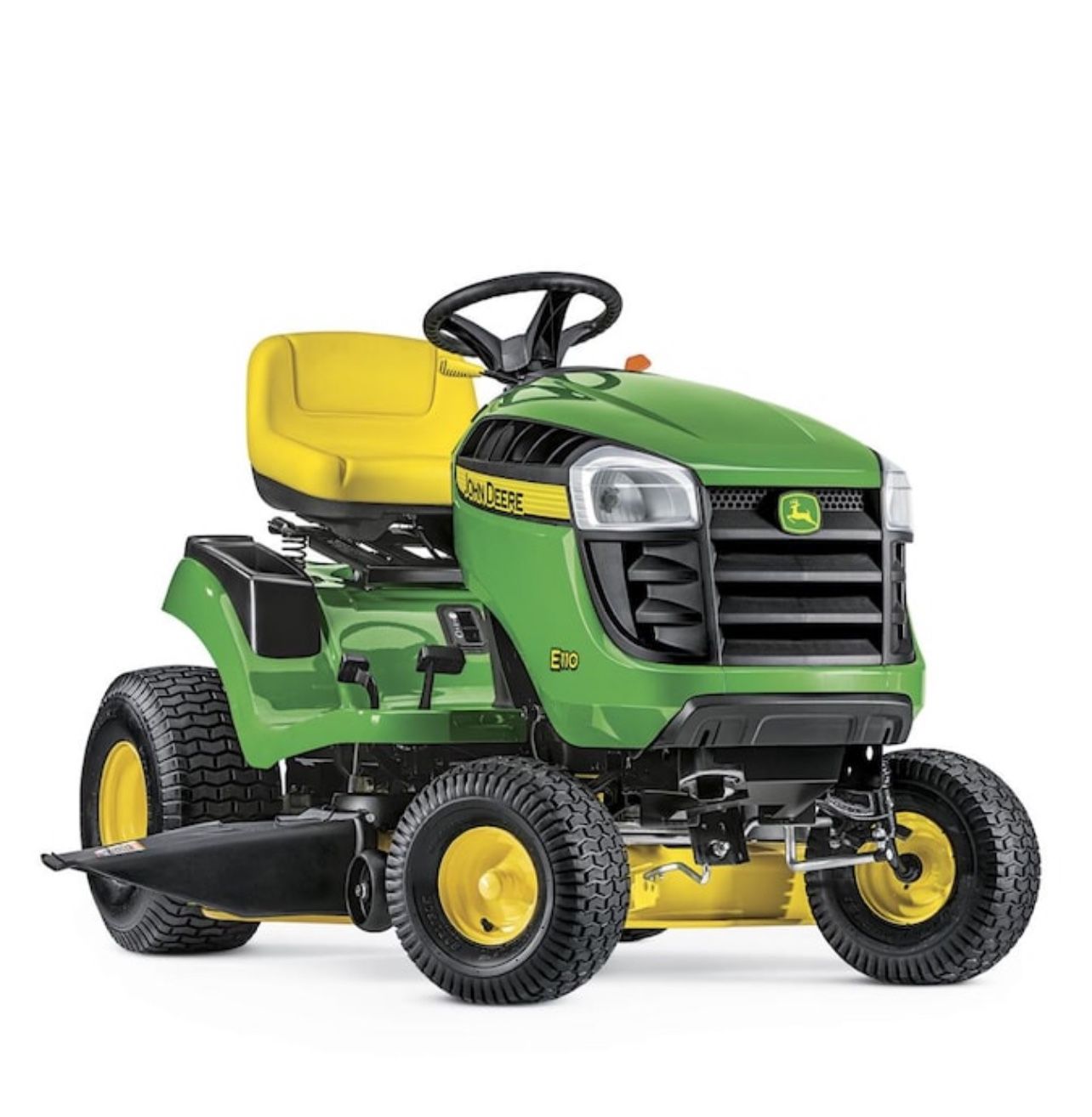 John Deere E110 19-HP Side By Side with Baggers