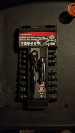 Husky 20-Piece 1/4 in Drive Socket Set