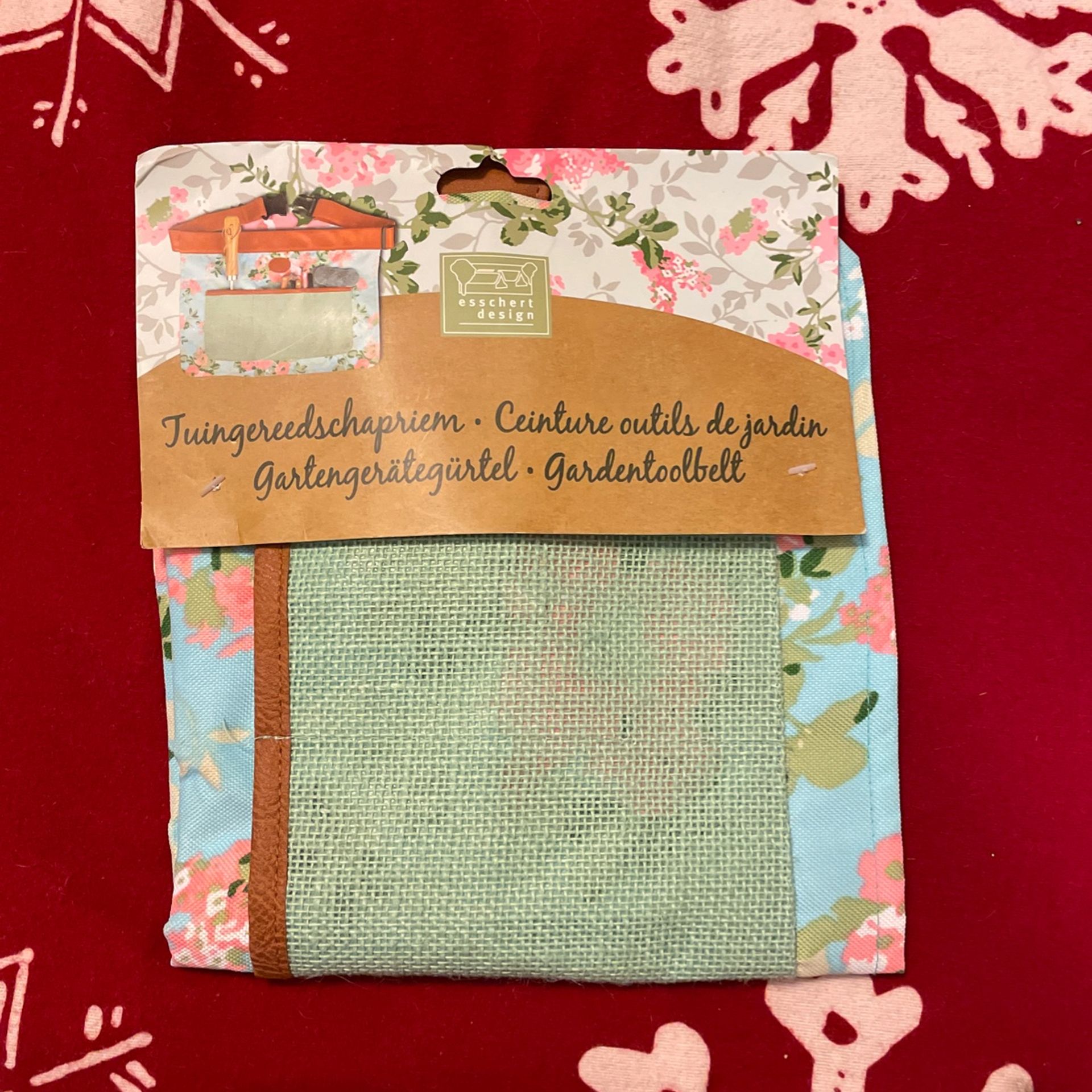 Esschert Design - Garden Tool belt - Adjustible Waist Clip - Front Pocket