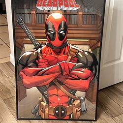 Framed 22.5” x 34” posters x2