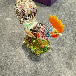 Rooster Chicken Sculpture $120