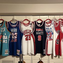 Jordan Authentic Mitchell & Ness Jersey Lot