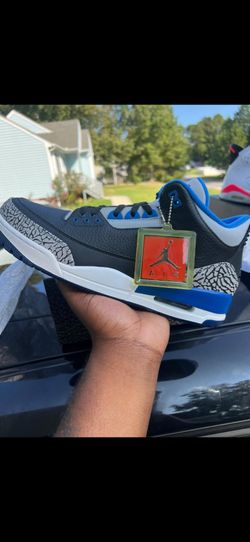Sport Blue Jordan 3’s 