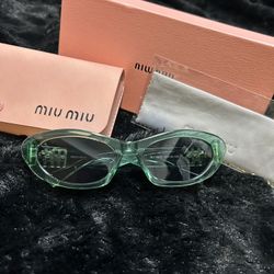 Miu Miu Turquoise Sunglasses