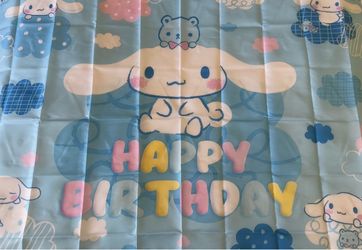Cinnamoroll Happy Birthday Party Decor Set