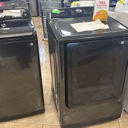 ‏Samsung Washer And Electric Dryer 
