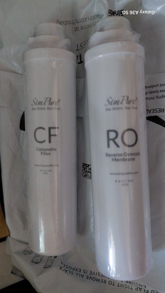 New SimPure Y7P Water Purifier Replacement Filters – RO & CF