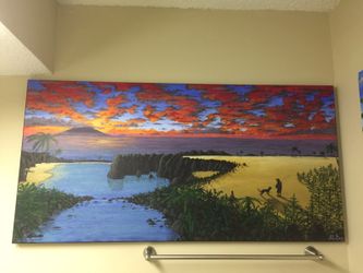 Beach painting