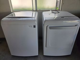 LG washer and gas dryer