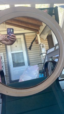 Round wall mirror ( 24)