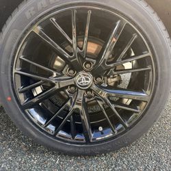 Toyota 18x8 Wheels (rim+tire deal)