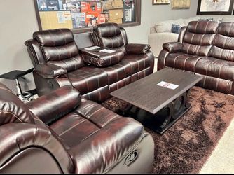 NEW 3pc SOFA LOVESEAT AND RECLINER WITH FREE DELIVERY ORDER HERE PAY ON ARRIVAL
