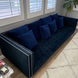 Poly & Bark Velvet Sofa