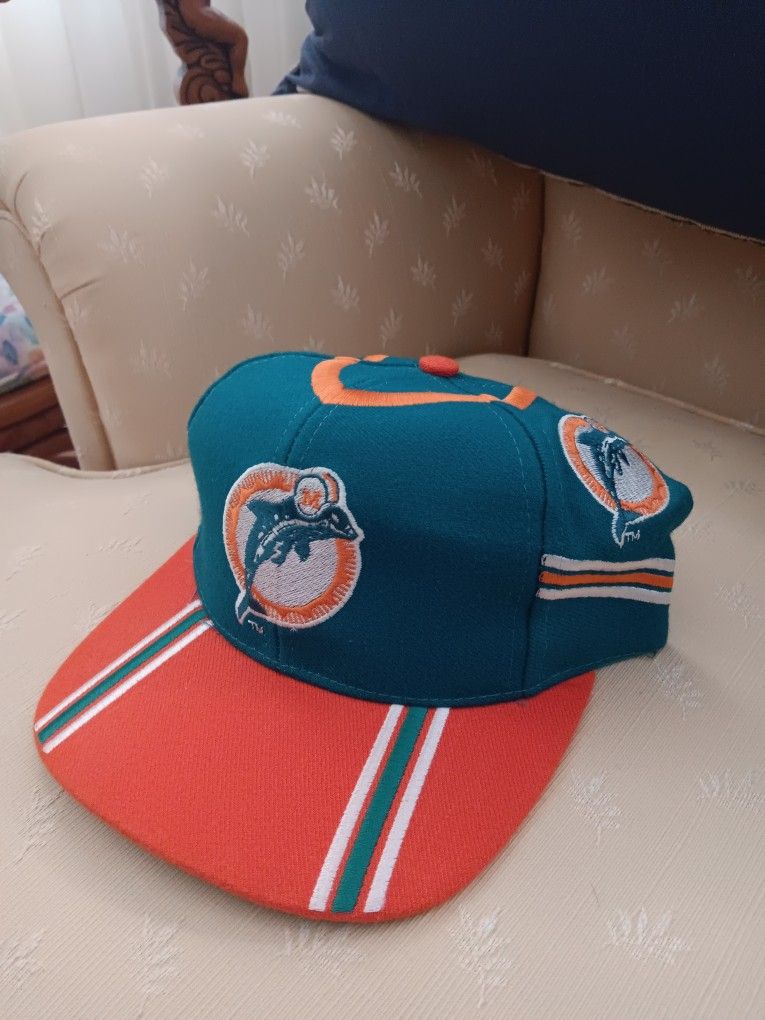 Vintage 90s Miami Dolphins Eastport Hat Nwot