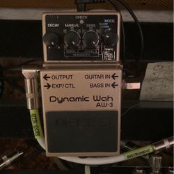 Guitar Effects Pedal Boss AW-3 Dynamic Wah 