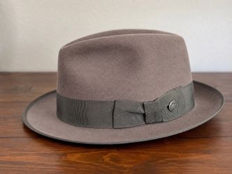 Like-New Stetson Fedora – Made in USA – Pure Wool – Size 7¼