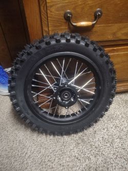 XIN MEI 80/100-12 MIC 41M Tire And Rim