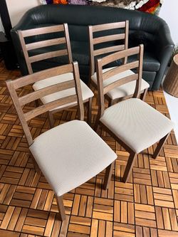 Set of 4 IKEA TONSTAD Dining Chairs – Excellent Condition
