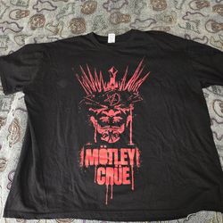Motley Crue 2022 Tour T-Shirt The Future Is Ours Size 3xl