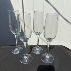 Champagne Flutes - Set of 4 