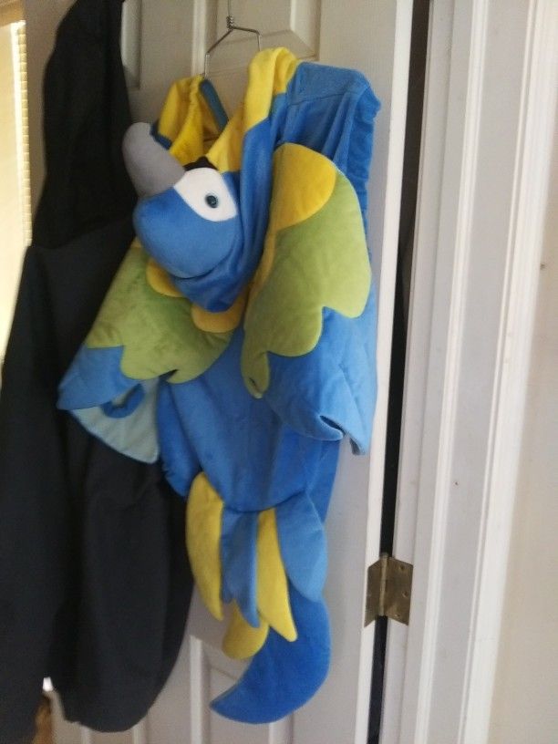 Child's Plush Hoodie Parrot  Costume -Size L  (6-7) Also Fits XL- Manufactured by Chosun