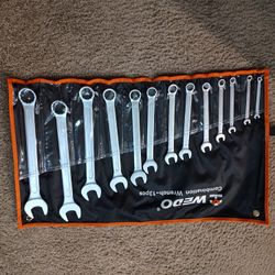 WEDO 13 PC Non Sparking Metric Combination Wrench Set 