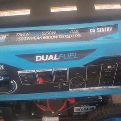 Dual Fuel Generator 7750w