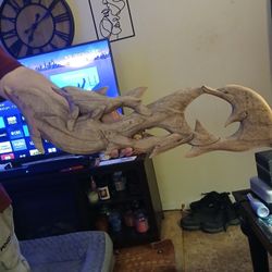 Wooden Dolphin 27 Inches Long  20.00