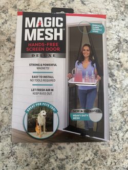 Mesh screen door
