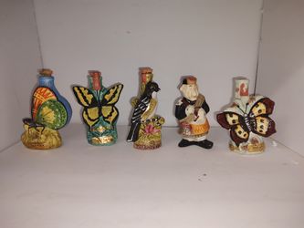 Lot of 5 VIntage Collectors Ceramic Garnier
