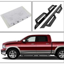 2009 To 2024 Dodge Ram Crew Cab Off Road Running Boards Estribos Side Step escalon