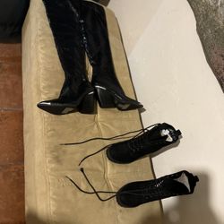 Two Pairs Of Women’s Boots Forever 21