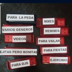 Memorias Usb Con Musica A Tu Gusto ... Puede Darnos Lista
