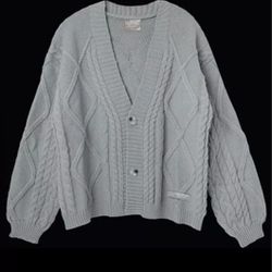 Taylor Swift The Tortured Poets Department Gray Cardigan 